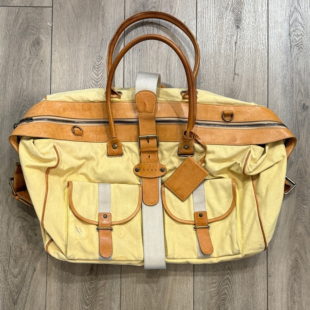 RARE theory Ghurka Canvas and Leather Weekender Bag - Vintage Culted